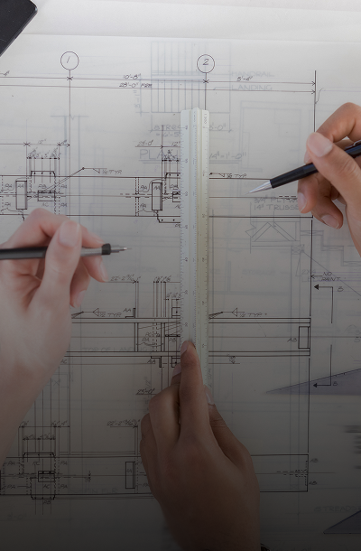 Architects working on building plans